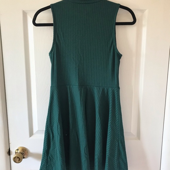 Jade Forest Green Halter Dress - Picture 2 of 2